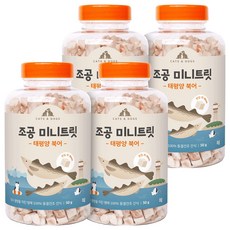 조공 반려동물 미니트릿 동결건조간식, 북어, 50g, 4개