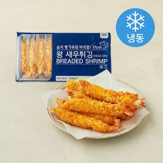 지엔씨푸드 왕새우튀김 헤드온 새우 50% 함유 10미 (냉동), 450g, 1개