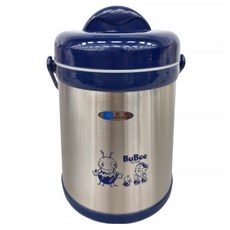 三光牌 源味 二層高真空304不鏽鋼提鍋 可燜燒 H-2000 23.8 x 16 x 14.5cm 1120g, 藍色, 1個, 2L