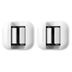 디블릭 청소도구 걸이 무타공 밀대 거치대, 화이트, 2개