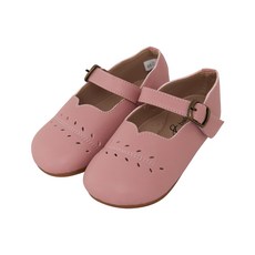 발소리 베이비잼 여아용 나뭇잎 단화