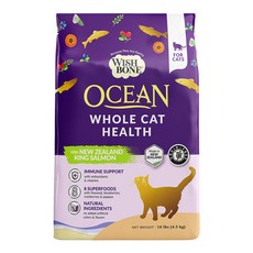 WISHBONE 香草魔法 全齡貓 香草糧, 4.5kg, 1袋, 國王鮭無穀
