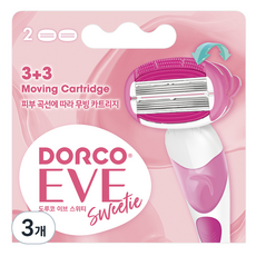 DORCO 多可樂客 Eve Sweety 除毛刀片 LSXA1020, 2入, 3個