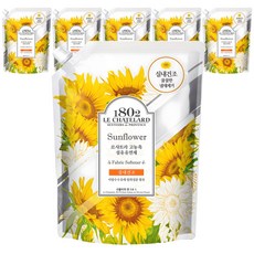 1802 LE CHATELARD 室內烘乾高濃縮衣物柔軟精向日葵補充裝, 1.6L, 6個