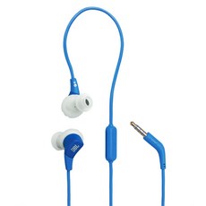 JBL Endurance Run 3 Wired 入耳式 耳機 防水 藍色