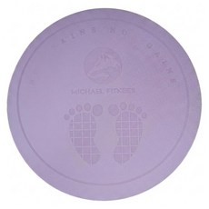 MICHAEL FITNESS 麥克健身 TPE減震跳繩墊 圓形 紫色, 直徑 64 x 厚度 1cm, 1個