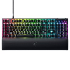 RAZER 雷蛇 BlackWidow 黑寡婦 V4 幻彩版 機械式電競鍵盤 (中文), 黑色, RZ03-04693300-R3T1, 黃軸