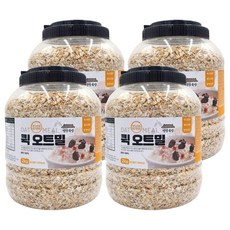 건강곡간 부드러워 먹기편한 퀵 오트밀 통, 2kg, 4개