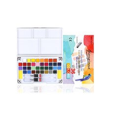 giorgione 固體水彩顏料調色盤組, 36色