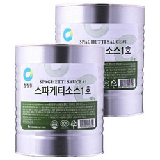 청정원 스파게티소스 1호, 3.1kg, 2개