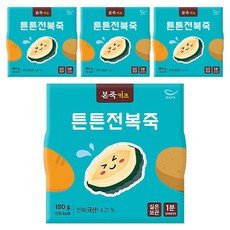 Baby Bonjuk 寶寶本粥 孩童強壯鮑魚粥, 4入, 180g, 鮑魚口味