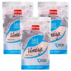 몬타스코 히말라야 굵은 핑크소금, 500g, 3개