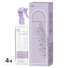 아이앤어스 바이올렛&젠틀우드 프리미엄 프랑스 명품 향기 탈취제, 4개, 150ml