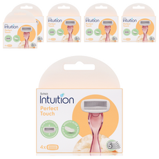 인튜이션 퍼펙트터치 여성제모기 면도날 리필, 4개입, 6개
