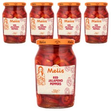 멜리스 레드 할라피뇨 페퍼, 5개, 330g