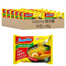 Indomie 營多麵 Kari Ayam 拌湯麵 80g, 40包