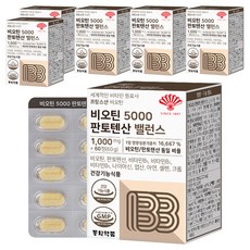 동화약품 비오틴 5000 판토텐산 밸런스, 60개, 60g, 6개