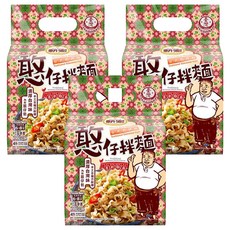 憨仔拌麵 蔥剁椒麻風味 植物五辛素 440g - Q彈刀削麵 道地台灣味, 3包
