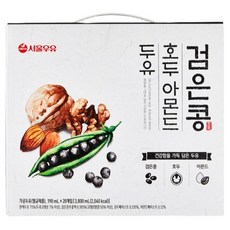 서울우유 검은콩 호두 아몬드 두유, 190ml, 40개
