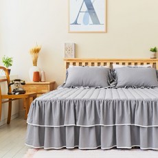 AronHouse 雙荷葉邊床罩