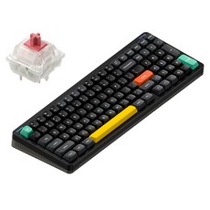 누피 저소음 블루투스 유무선겸용 기계식 키보드, 옵시디언 블랙, Halo96 V2(영문 각인), 저소음 적축