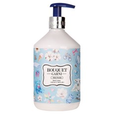 BOUQUET GARNI 優雅香水身體乳, 嬰兒爽身粉香, 深層保濕, 鎮靜舒緩, 持久香氣, 520ml, 1瓶