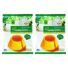 製作密陽瓊脂藍女僕超級簡單的蛋奶凍瓊脂布丁, 蛋奶糊 4p + 焦糖醬 4p, 2組