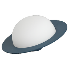 아고 앨리 테이블 틸트 스몰 조명, Dark Blue