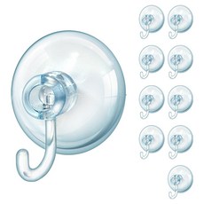 리코즈 초강력 압축 흡착형 J형 고리 큐방 50mm, 10개