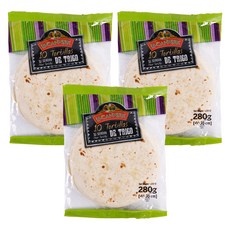 라카나스타 미션푸드 밀 또띠아 15cm, 3개, 280g