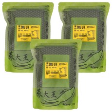 蓀大王 碳炒黑豆 600g 中國產, 3包
