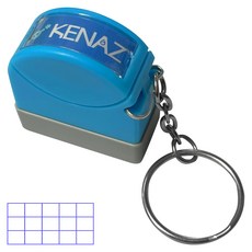 케나즈 열쇠고리형 우쿨렐레 도장 악보 코드스탬프 KCS5U 블루, 1개