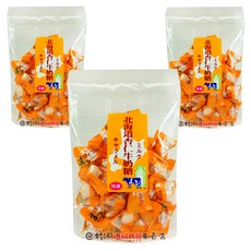 家和 北海道杏仁牛奶糖, 香甜濃郁 口感滑順, 100g, 3袋