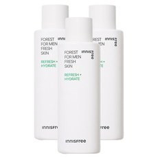 INNISFREE 綠樹林風男士清新舒潤化妝水, 180ml, 3罐