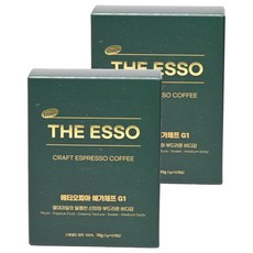 DiSSO 義式濃縮咖啡粉 衣索比亞耶加雪菲 G1, 2個, 10入, 1g