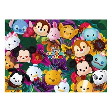 HUNDRED PICTURES 百耘圖 Disney 迪士尼 Tsum Tsum 心形拼圖 200片 尺寸 182x257mm, Disney Tsum Tsum, 1盒