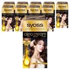 syoss 絲蘊 Oleo Cream 頂級染髮劑, 3N皇家棕, 10個