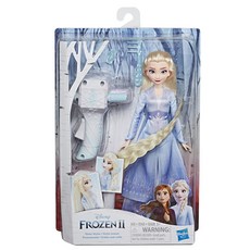 Hasbro 孩之寶 冰雪奇緣 2 時尚娃娃 Elsa 髮辮套組, 混色