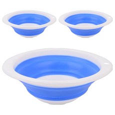 디어모모 접이식 화장실 욕실 대야 세발기 소, 랜덤발송, 3개