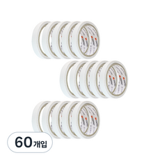 엠파이어 양면테이프 15mm x 10m, 화이트 반투명, 60개입