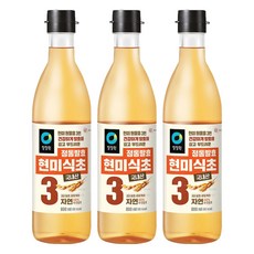 청정원 정통 현미 식초, 800ml, 3개
