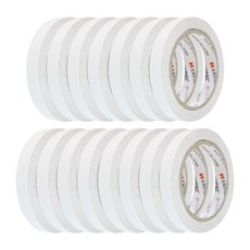 엠파이어 산업용 양면테이프 15mm x 20m, 화이트 반투명, 15개입