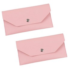 DAYRHYTHM 父母零用錢信封皮革錢包, 粉紅色, 2個