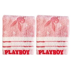 LIFE 來福牌 PLAYBOY雪國星空毛巾 33x76cm 100%純棉 台灣製, 粉紅色, 2個