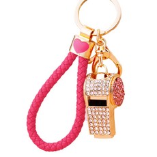 뽀르픽 큐티 럭셔리 보석 호신용 키링, B타입 핑크, 1개