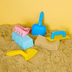 캐스비 네이처 모래찍기틀 미장 야외완구, 혼합색상, 165g, 1세트