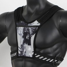 Parajuni 跑步 自行車 戶外 超輕量 手機 跑步水壺包 HJ0649, 黑白色, 1個