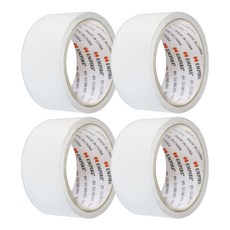엠파이어 양면테이프 48mm x 10m, 화이트 반투명, 4개입