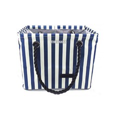 THE ZAKKA 條紋手提盥洗包, 1個, 藍色直條紋款