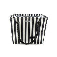 THE ZAKKA 條紋手提盥洗包, 1個, 黑色直條紋款
